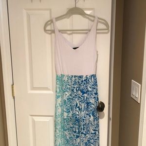 Aqua Maxi Dress